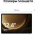 12.4" Планшет Samsung Galaxy Tab S9 FE+ BSM-X616B 12/256 GB 1380 5G, 2560 x 1600, 90Гц, Android 13, со стилусом, серебристый [sm-x616bzsecau]